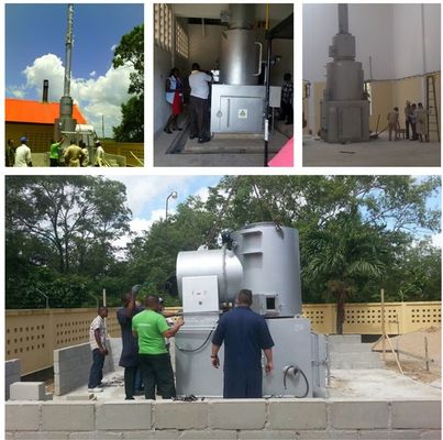 Protezione dell'ambiente Impianto di riciclo dei rifiuti comunali con raccoglitore di rifiuti da 0,37 kW