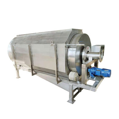 Filtro a tamburo rotativo per la filtrazione di bevande di succo e acque reflue industriali da 0,1-0,5 mm