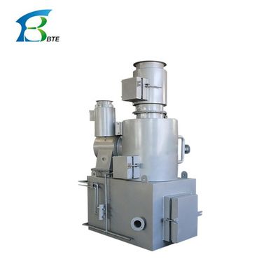 Macchine per bruciare gomma/nylon/plastica con due camere di combustione due bruciatori