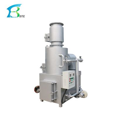 Macchine per bruciare gomma/nylon/plastica con due camere di combustione due bruciatori