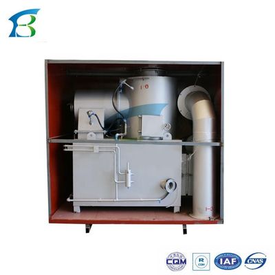 200 kg/h Forno per l'incenerimento dei rifiuti industriali senza fumo Argento Grigio/Nero Peso 3000 kg