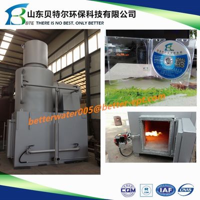 Incineratore di rifiuti solidi da 150 kg/ora Modello WFS-150