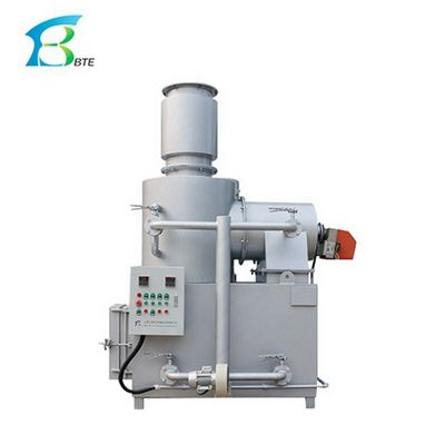 10-500 kg/h Capacità Incineratore di rifiuti di piume di pollo per olio diesel/gas naturale