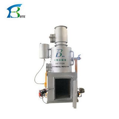 Incineratore mobile forno di smaltimento dei rifiuti Vernice resistente alle alte temperature blu argento