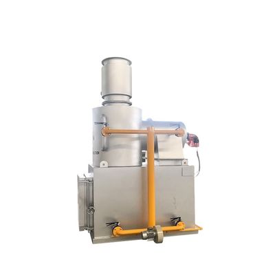 Incineratore a combustibile idrico per rifiuti chimici capacità 10-500 kg/ lotto Blu argento
