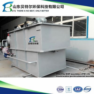 Piccole unità DAF per impianti di trattamento delle acque reflue oleose 5-10 m3/ora 304 acciaio inossidabile