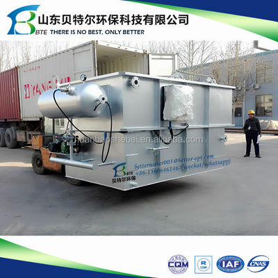 PLC controllato 2-300cbm/ora Daf Unit per la separazione dell'olio e dell'acqua nel trattamento delle acque reflue