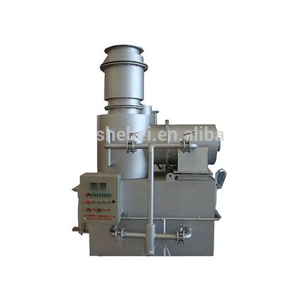 Incineratore di rifiuti medici a gas con camera di combustione secondaria e supporto online