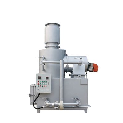 Incineratore senza fumo da 750L/h per apparecchiature di trattamento dei rifiuti ospedalieri di dimensioni personalizzate