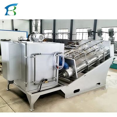 Trattamento dell'acqua 1 Pressa A Vis Impianto di deidratazione Pressa a vite con scatola di controllo automatica
