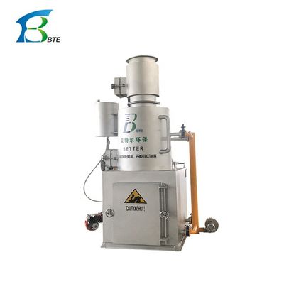Vernice resistente alle alte temperature Incineratore di rifiuti di pollame Due camere a fuoco completo