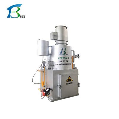 Vernice resistente alle alte temperature Incineratore di rifiuti di pollame Due camere a fuoco completo